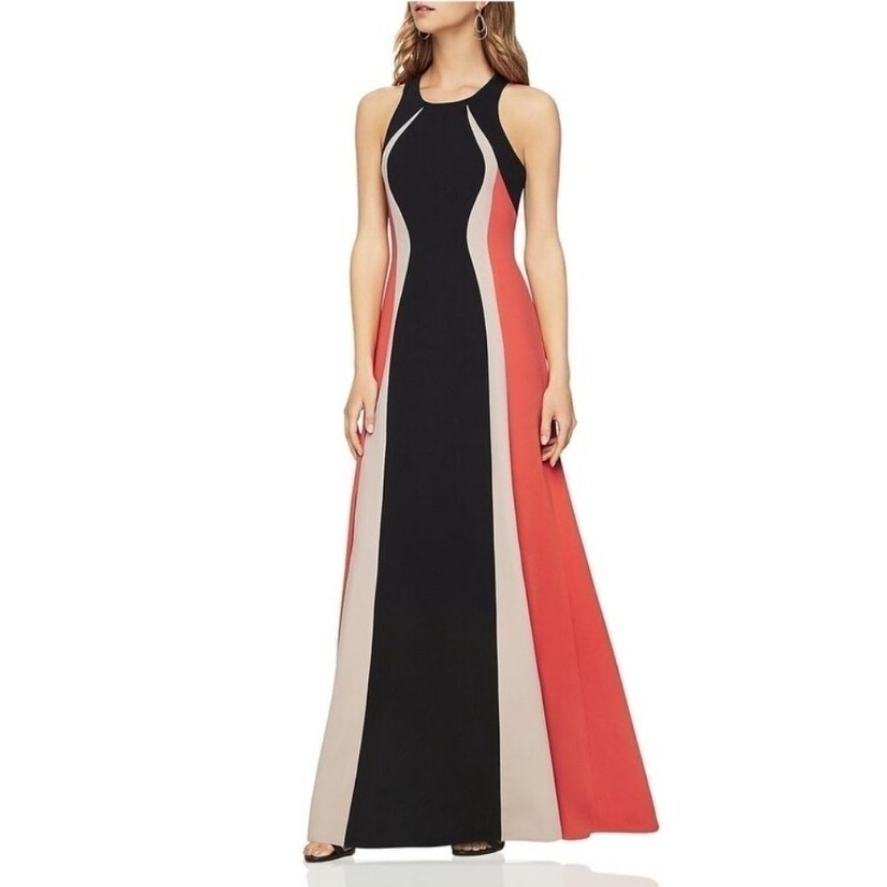 🆕️💥BCBGMaxaria Johanna Colorblock Long Dress